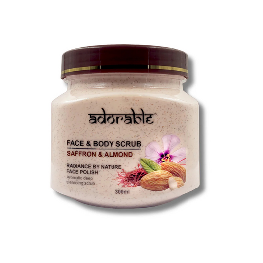 Adorable Exfoliante Cuerpo y Rostro Azafrán-Almendra - Florecer Cosmética