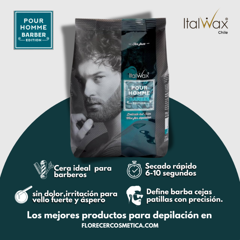 Cera depilatoria Italwax Edición Barber - Florecer Cosmética