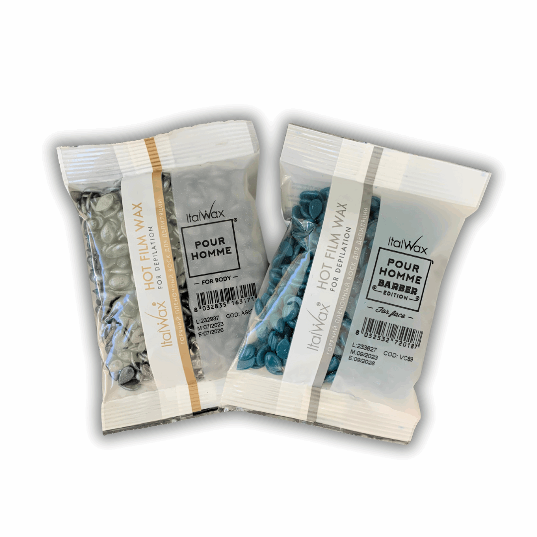 Set Depilación Masculina para vello grueso Ceras Elastica mini dúo