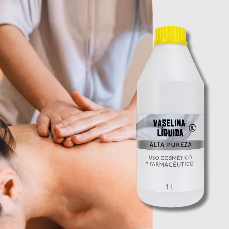 Vaselina Líquida USP 1L – Emoliente e Hidratante de Alta Pureza para Cosmética y Farmacéutica - Florecer Cosmética