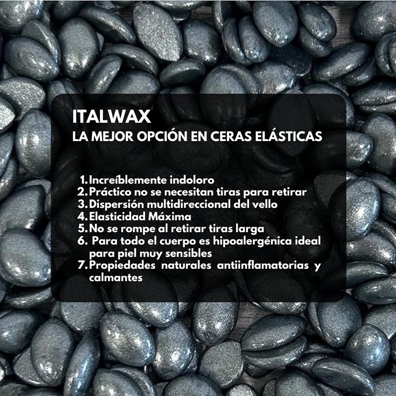 Cera depilatoria masculina Italwax Pour Homme - Florecer Cosmética