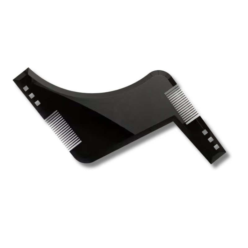 Peine Plantilla de Peinado y Modelado de Barba Profesional – Peine para Barba y Cabello Facial 2 en 1 (Copia) - Florecer Cosmética