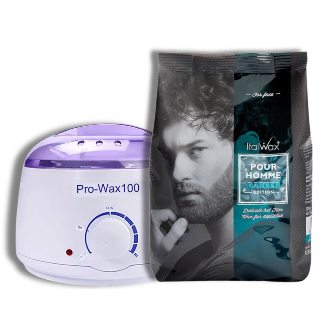 Kit 1kg Cera depilatoria Elástica Italwax a elección + olla - Florecer Cosmética