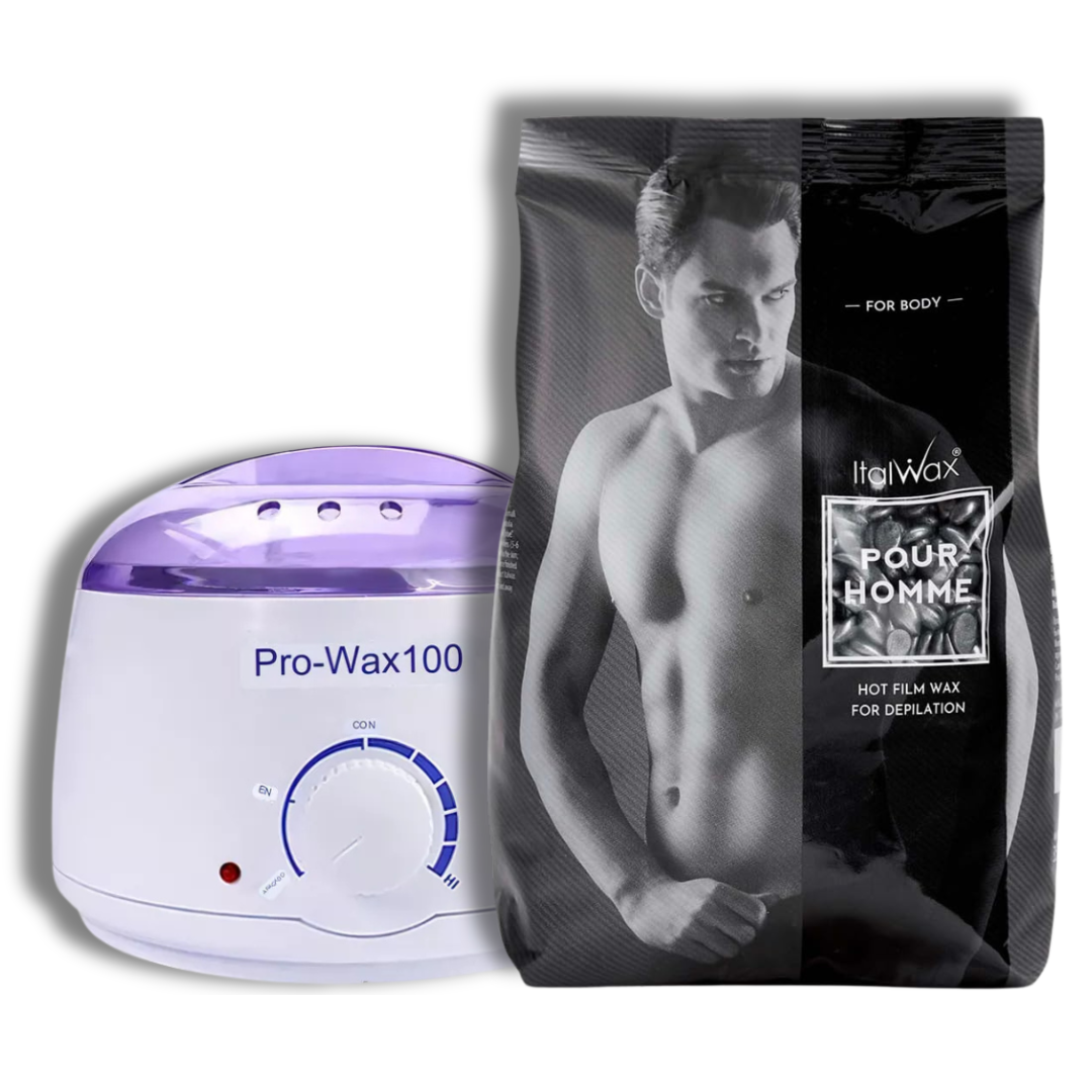 Kit 1kg Cera depilatoria Elástica Italwax a elección + olla - Florecer Cosmética