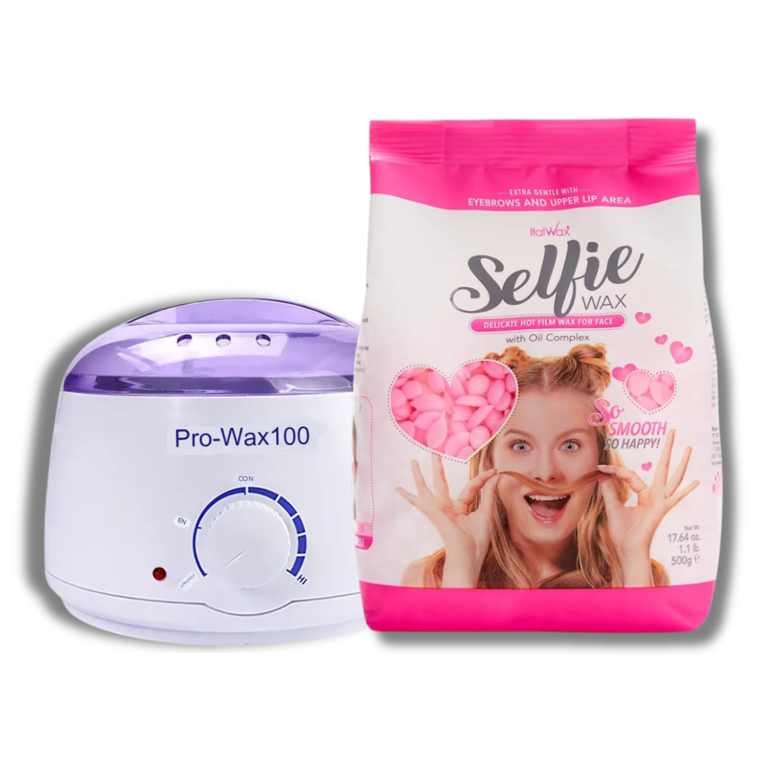 Kit 1kg Cera depilatoria Elástica Italwax a elección + olla - Florecer Cosmética