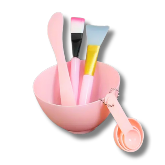 Kit 7 en 1 de Tazones para Mezclar Mascarillas Faciales - Florecer Cosmética