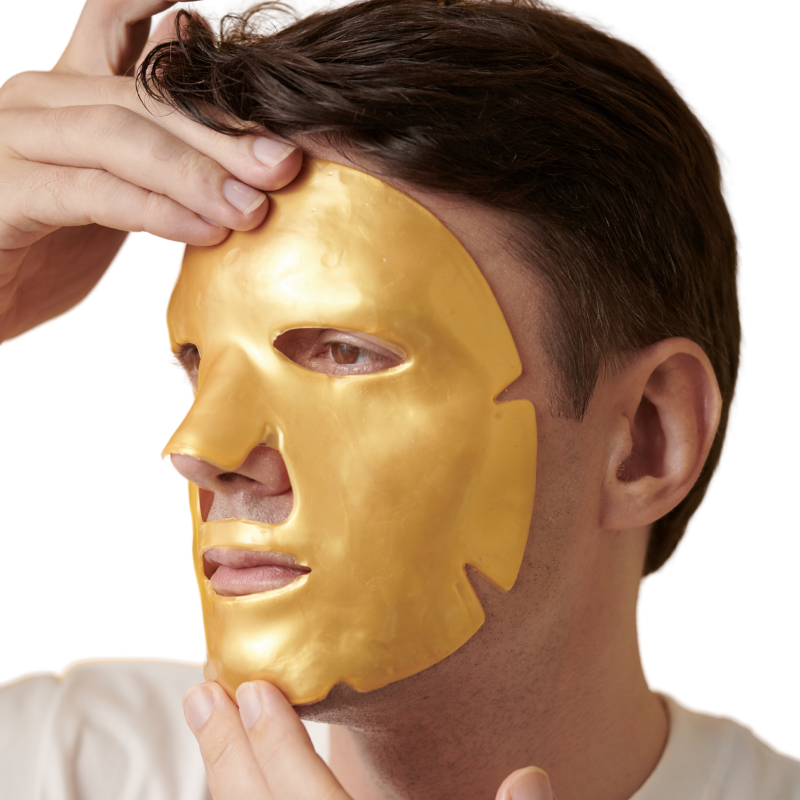 Máscara Facial Golden Hydro Collagen 24K – Hidratación, Nutrición y Efecto Lifting - Florecer Cosmética