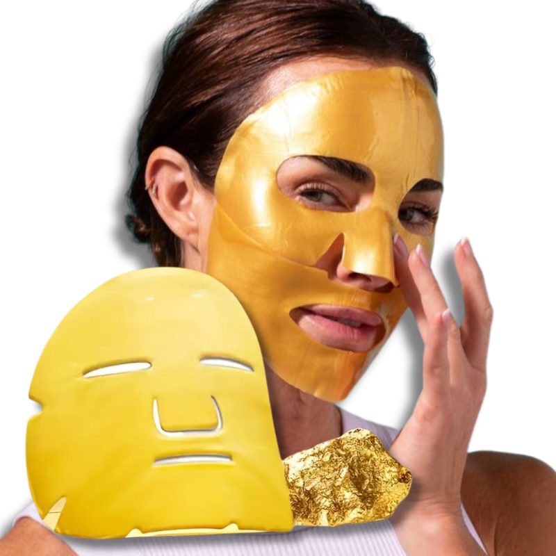 Máscara Facial Golden Hydro Collagen 24K – Hidratación, Nutrición y Efecto Lifting - Florecer Cosmética