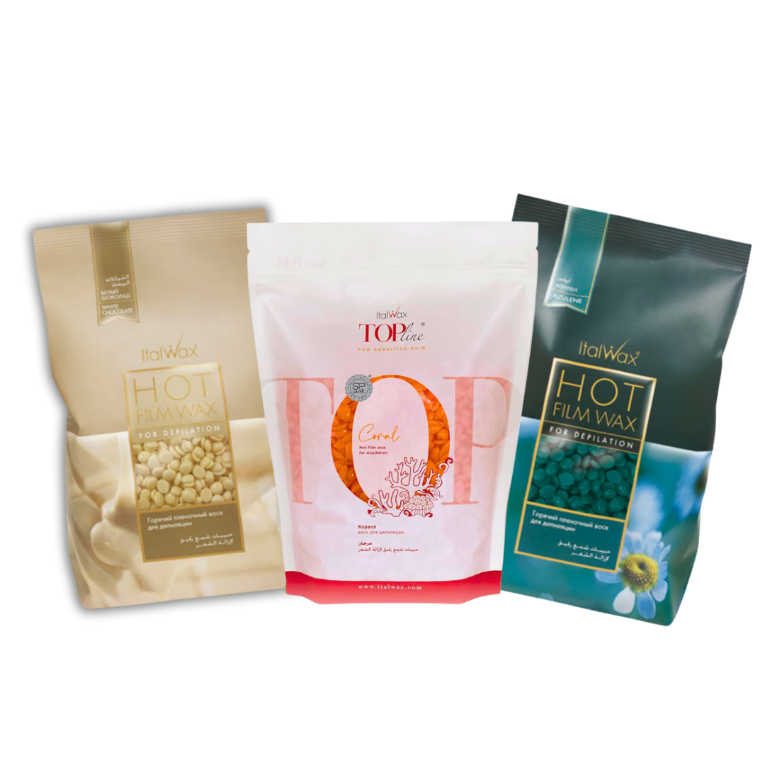 Tripack de Ceras 2,75 Kilos en lo más Top en Depilación - Florecer Cosmética
