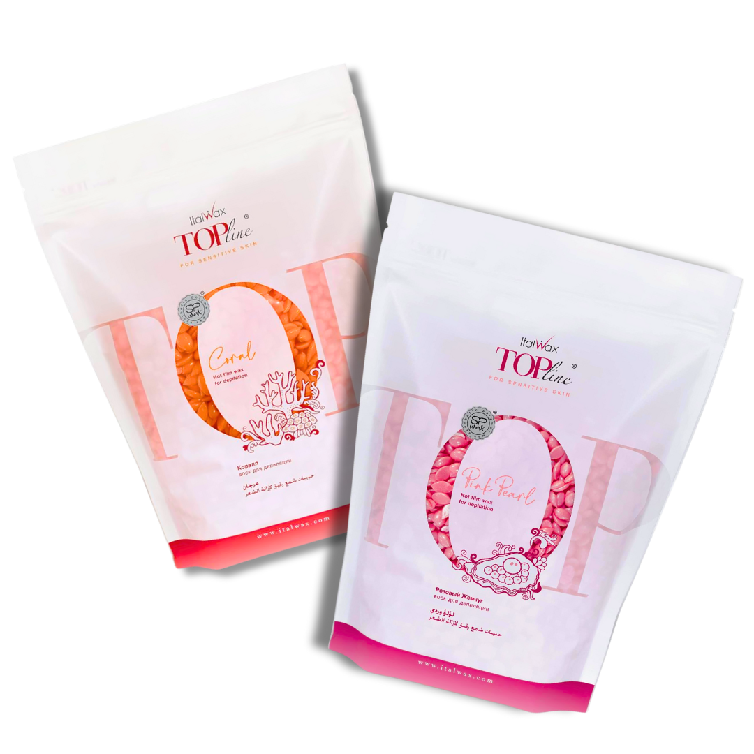 Pack Ceras Elásticas para Depilación Zonas y Pieles Sensibles Top Line Italwax 1,50 Kilos - Florecer Cosmética