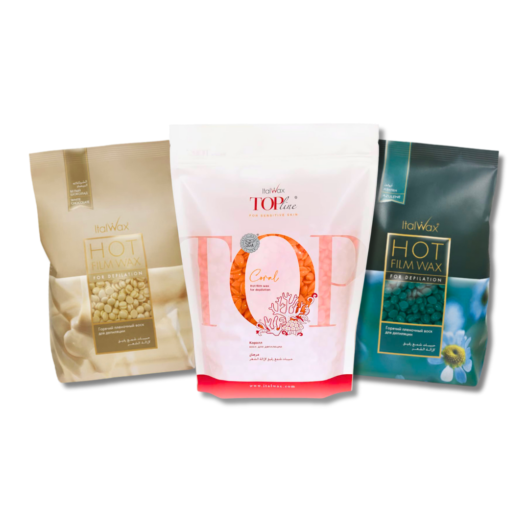 Tripack de Ceras lo más Top en Depilación (Profesionales) - Florecer Cosmética