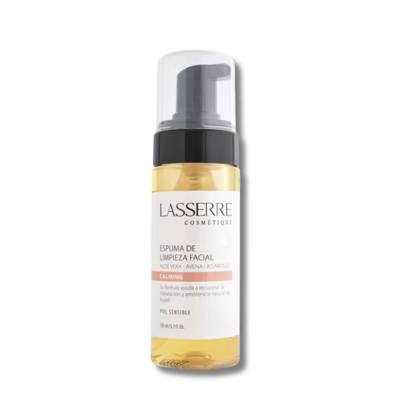 Espuma Limpiador facial Lasserre - Piel Sensible Pre depilación 150ml - Florecer Cosmética