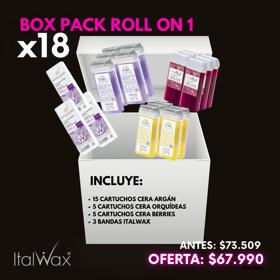 Pack Box de Ceras Roll On 1 - Florecer Cosmética
