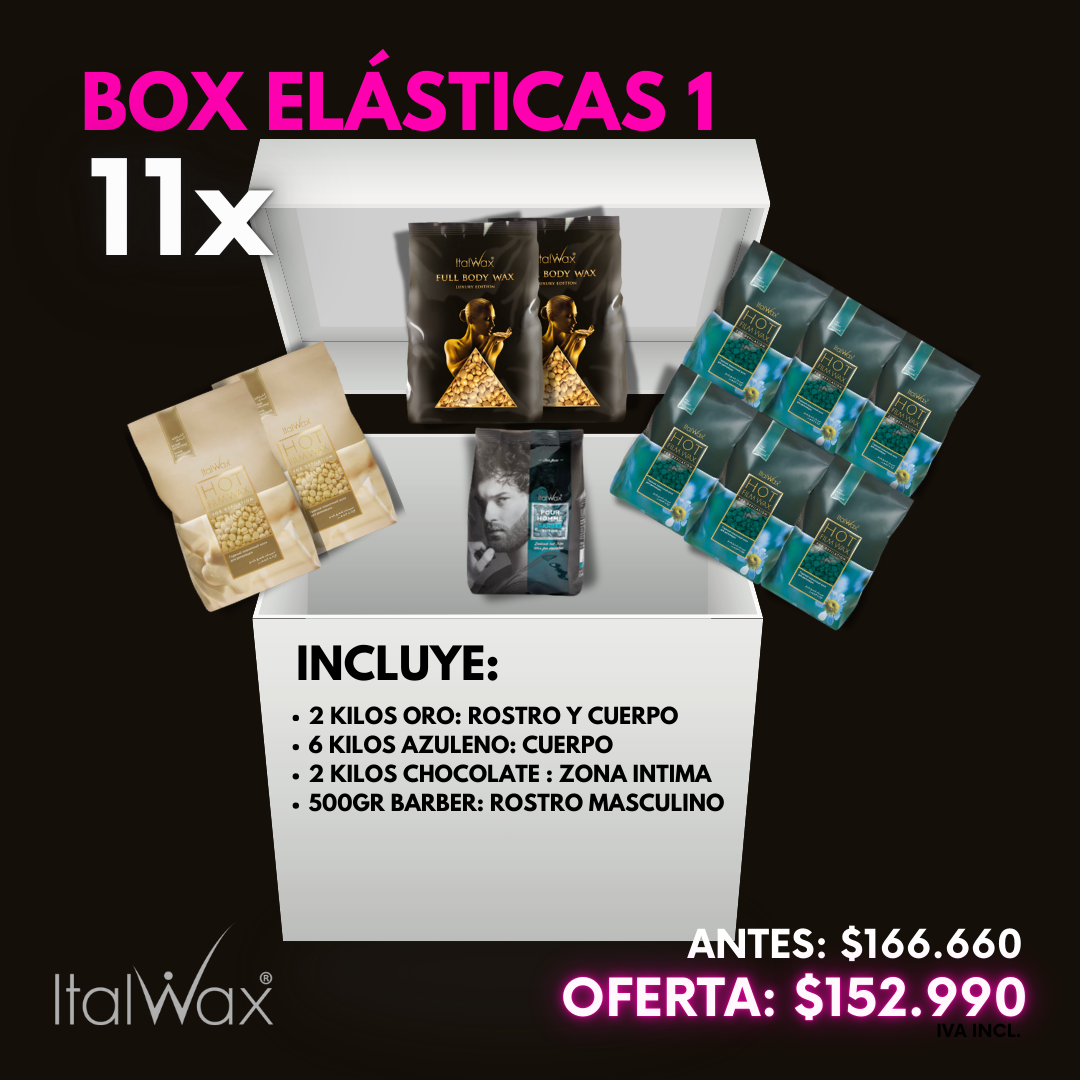 Pack Box Ceras Elásticas 1 Básicos - Florecer Cosmética