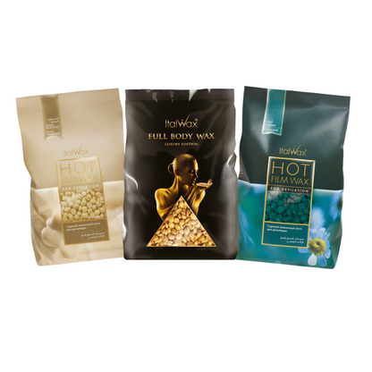 Set 3 kilos de Cera Elástica Premium Profesional las más populares - Florecer Cosmética