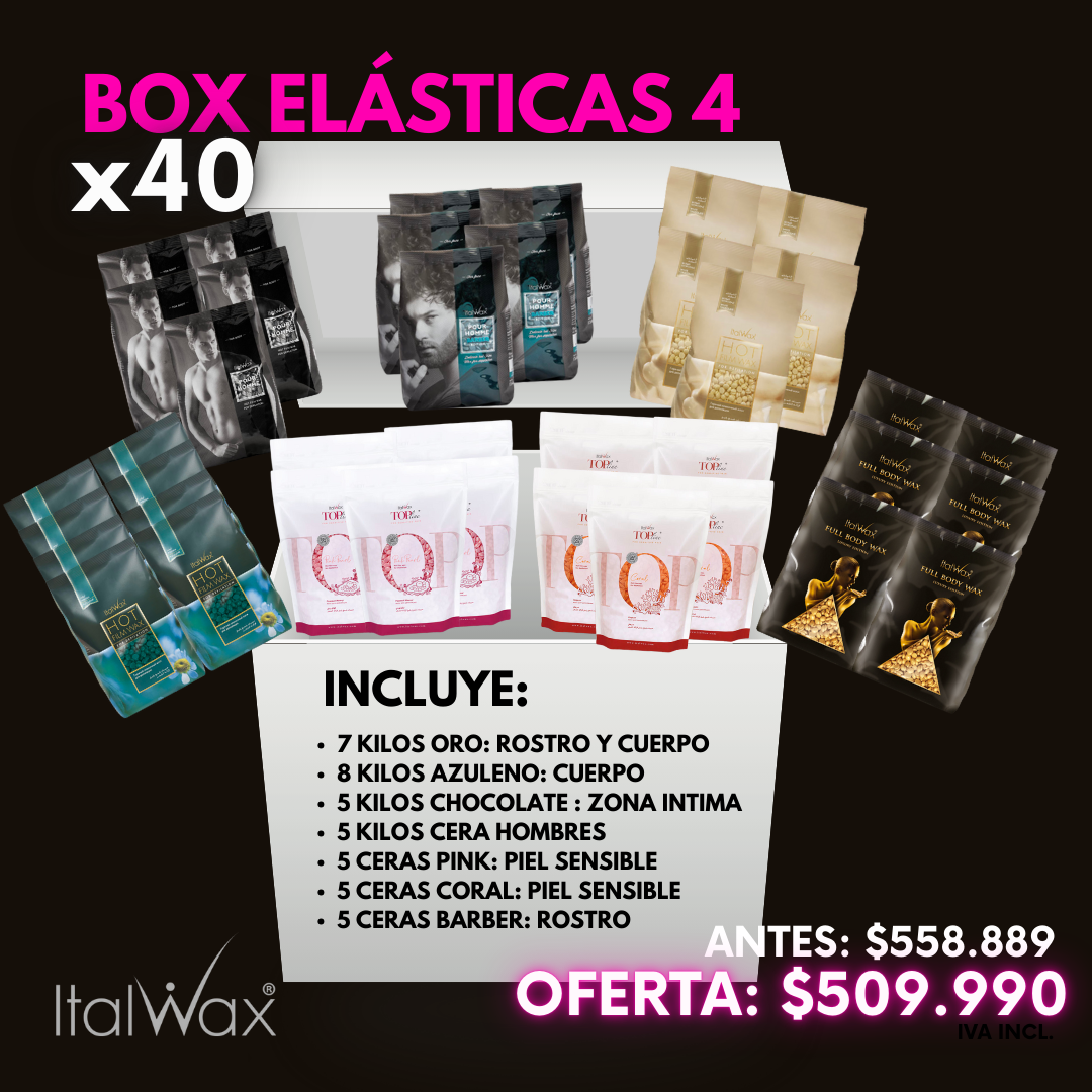 Pack Box Ceras elásticas Completo 4 - Florecer Cosmética