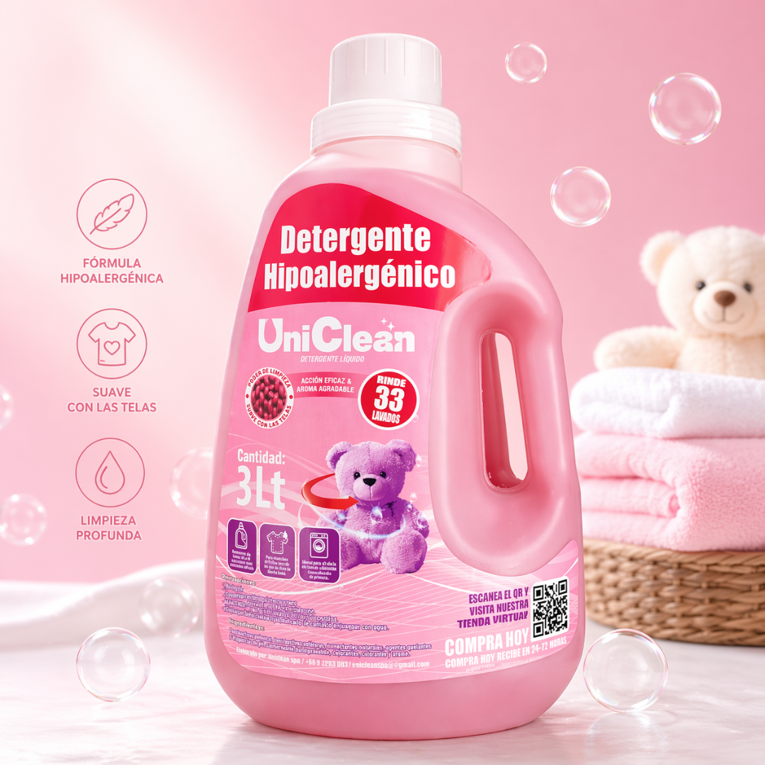 Pack Detergente Líquido Concentrado más Hipoalergenico 6L Suave con la Piel