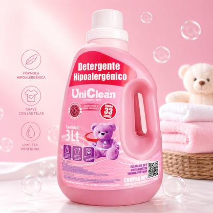 Pack Detergente Líquido Concentrado más Hipoalergenico 6L Suave con la Piel