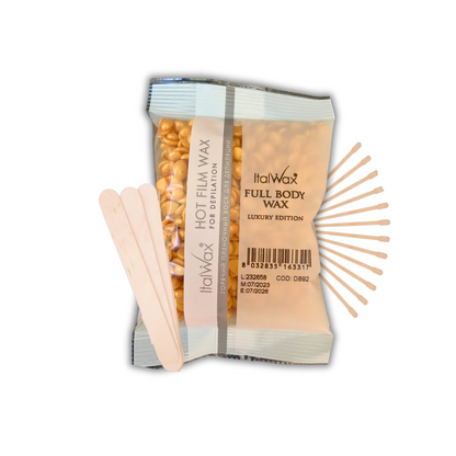 Set rostro (100gr oro + 3 aplicadores rostro + 10 aplicadores cejas) - Florecer Cosmética
