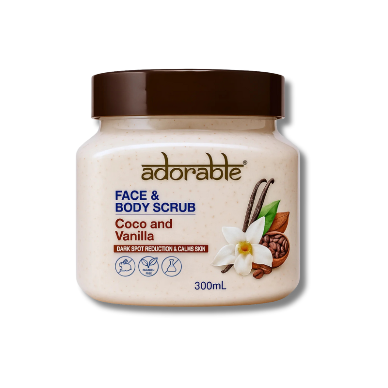 Exfoliante Facial y Corporal Coco & Vainilla – 300 mL