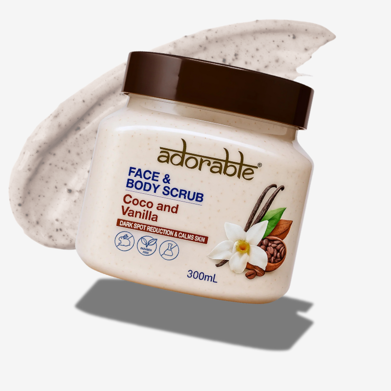 Exfoliante Facial y Corporal Coco & Vainilla – 300 mL