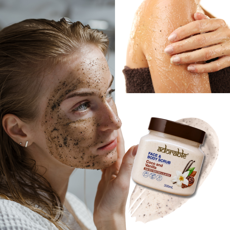 Exfoliante Facial y Corporal Coco & Vainilla – 300 mL