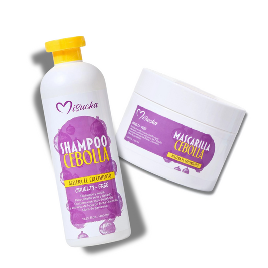 Pack Crece y Fortalece – Shampoo de Cebolla + Tratamiento Anticaída - Florecer Cosmética