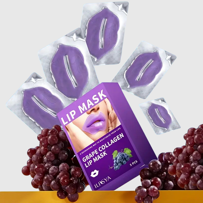 Mascarilla de Labios con Colágeno de Uva – Hidratación y suavidad - Florecer Cosmética