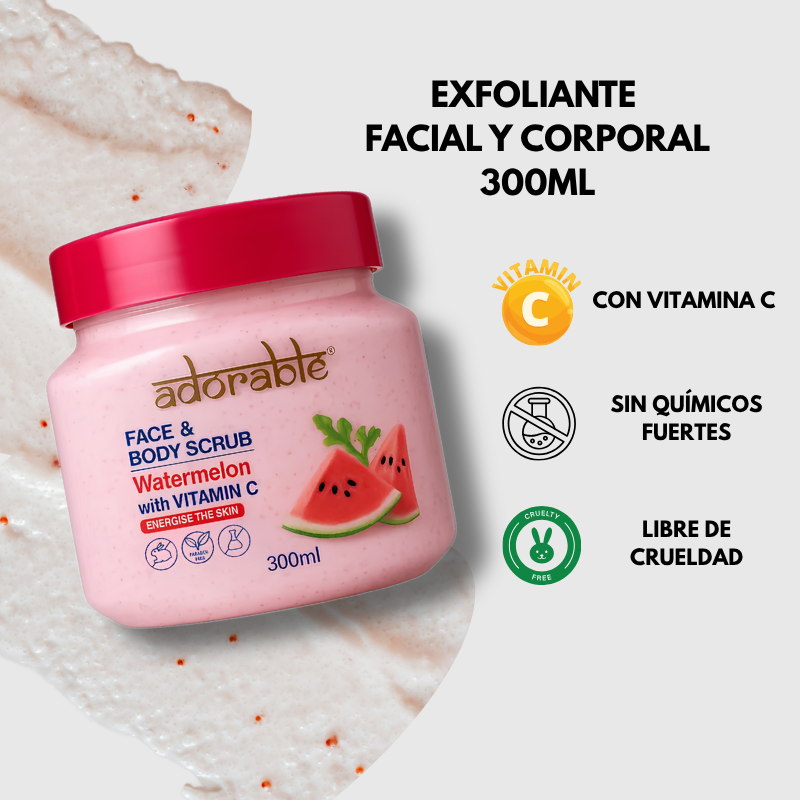 Exfoliante de Sandía con Vitamina C Piel Luminosa 300 ml