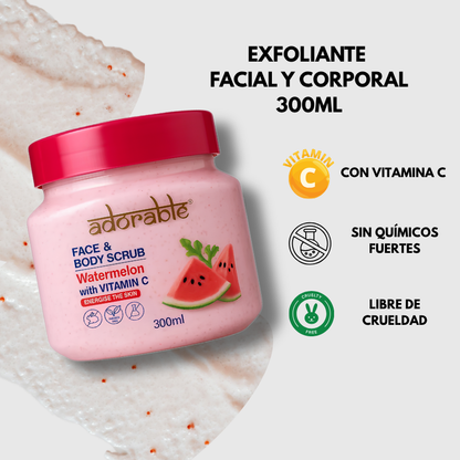 Exfoliante de Sandía con Vitamina C Piel Luminosa 300 ml