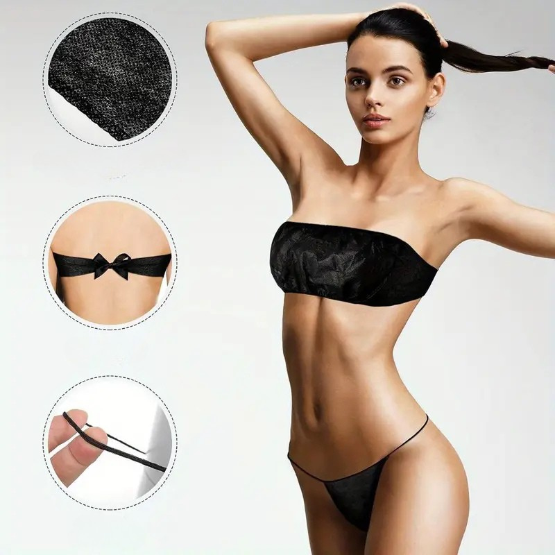 Conjunto Ropa interior Desechables de Mujer para Spa – Pack de 50 unidades - Florecer Cosmética