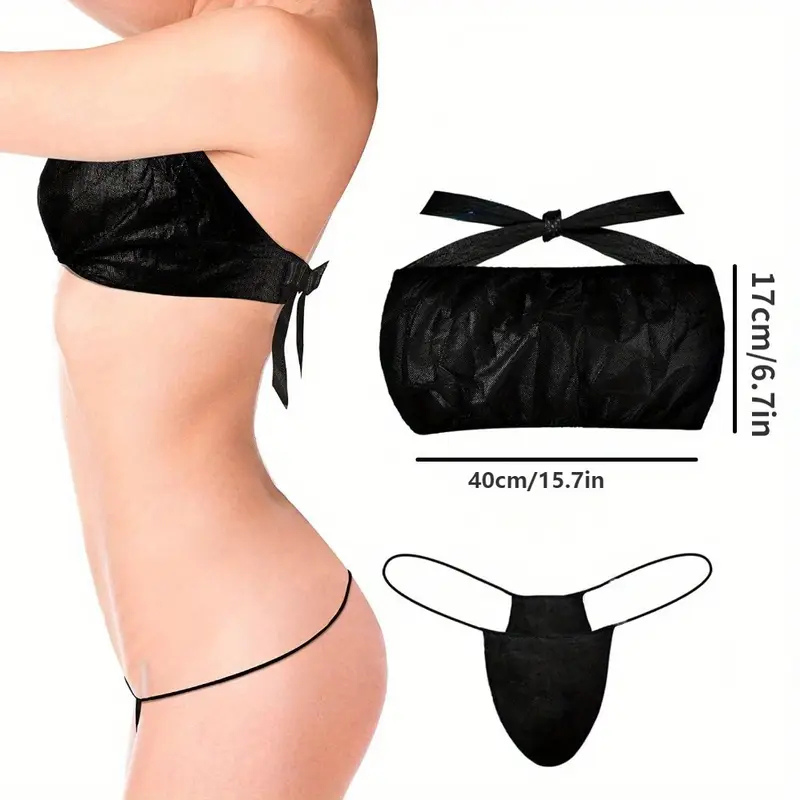 Conjunto Ropa interior Desechables de Mujer para Spa – Pack de 50 unidades - Florecer Cosmética