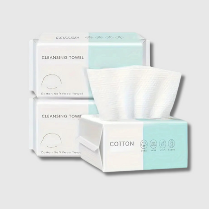 Toallas Desechables para el Rostro – Limpieza suave, higiénica y efectiva 100 pcs - Florecer Cosmética