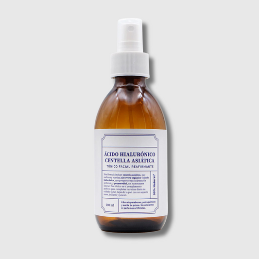 Tónico Facial con Ácido Hialurónico y Centella Asiática – Hidratación y Cuidado Natural (200 ml) Post Depilación