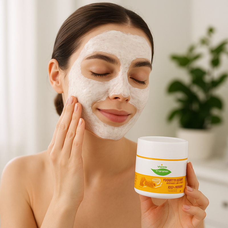 Mascarilla Facial Yogurt y Miel 100g – Hidratación, Luminosidad y Detox Natural