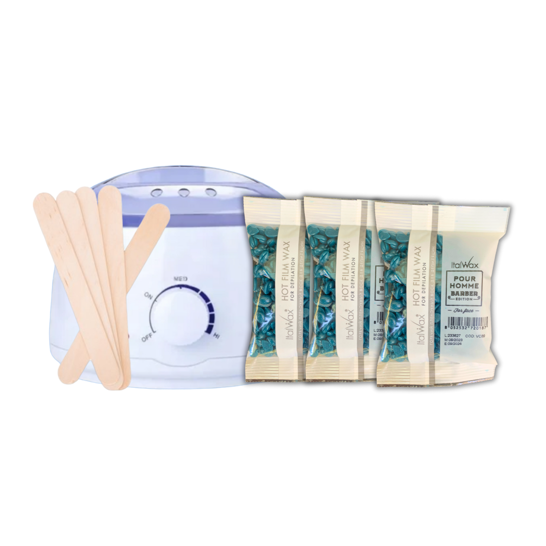 Pack Depilación Italwax Mini Pro – Olla + 3 Ceras de 100g