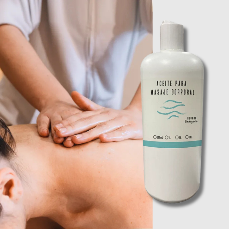 Aceite para Masajes Corporal 1L – Relajación, Hidratación y Drenaje Linfático