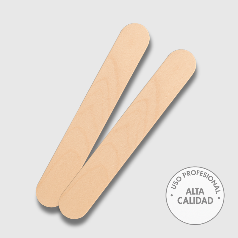 Aplicadores de Madera Paletas desechables 20 cm Espátulas para Depilación y Uso Estético