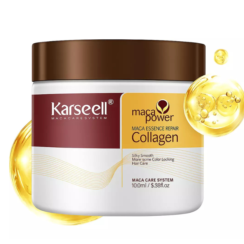 Pack Karseell Mascarilla Capilar Colágeno + Aceite de argán marroquí para Restaurar el cabello - Florecer Cosmética
