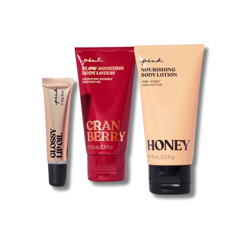Set de Regalo Pink Winter Bliss Victorias Secret - 3 Piezas - Florecer Cosmética