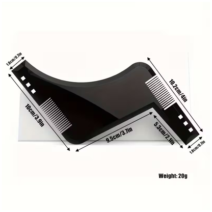 Peine Plantilla de Peinado y Modelado de Barba Profesional – Peine para Barba y Cabello Facial 2 en 1 (Copia) - Florecer Cosmética