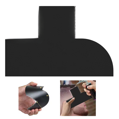 Kit de Plantillas de Precisión para Barba y Corte Cabello Barbería (2 Piezas) - Florecer Cosmética