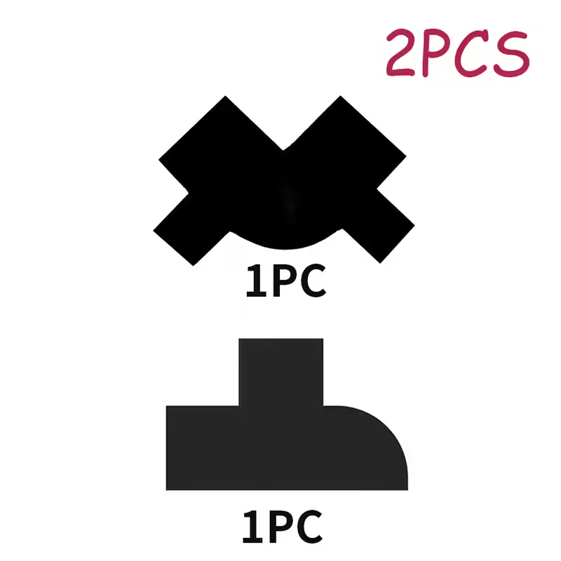 Kit de Plantillas de Precisión para Barba y Corte Cabello Barbería (2 Piezas) - Florecer Cosmética