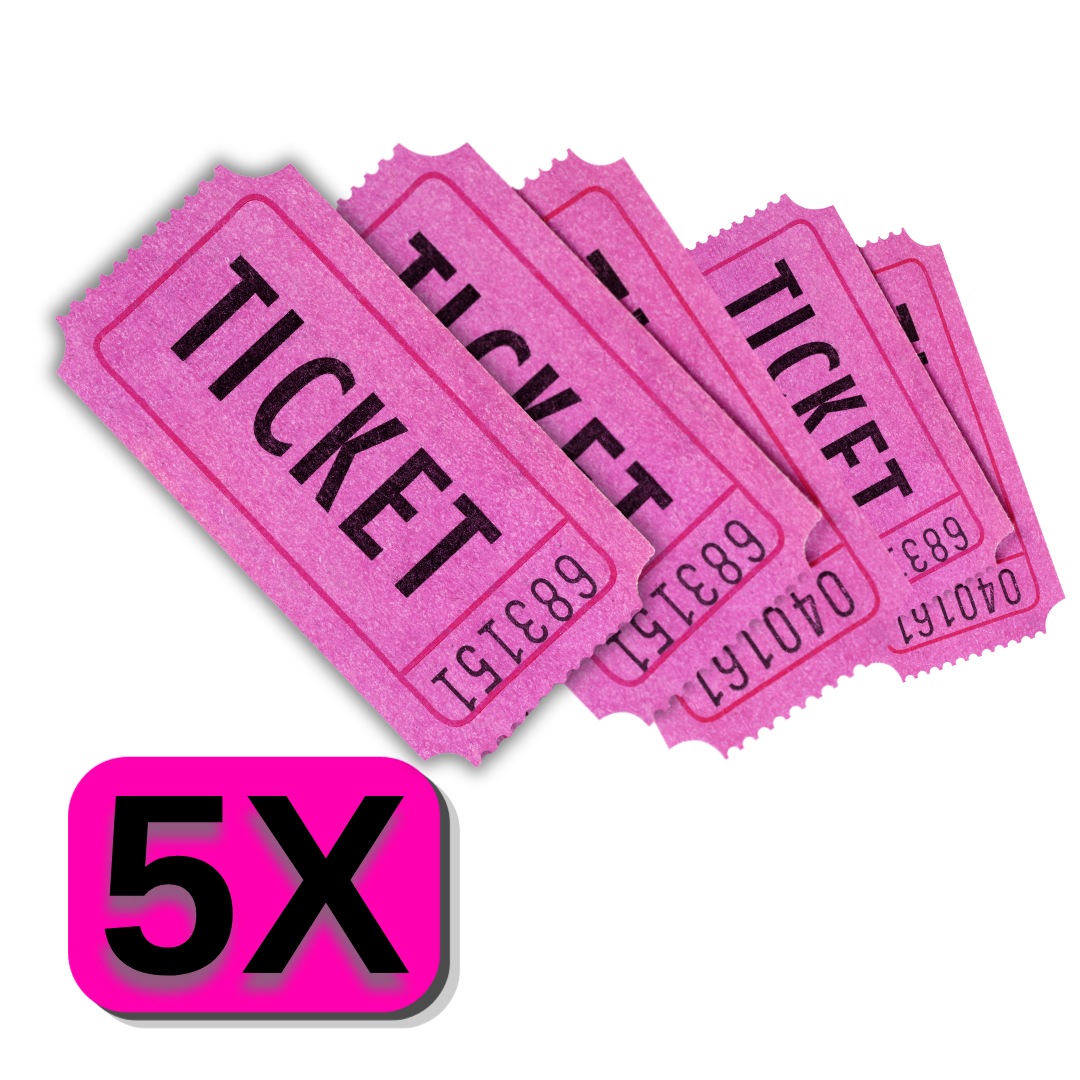 Rifa Premium Florecer Cosmética | Ticket de Participación Premio Increible