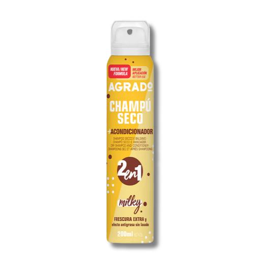 Champú Seco Spray Milky Agrado 200 ml
