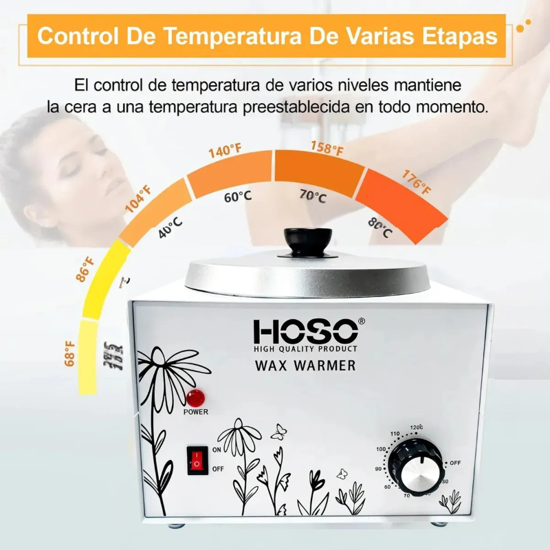 Olla Profesional de cera depilatoria 3 kilos