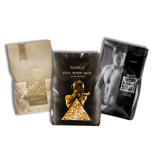 Tripack de Lujo Delicadeza y Fuerza Italwax 3 kilos de cera