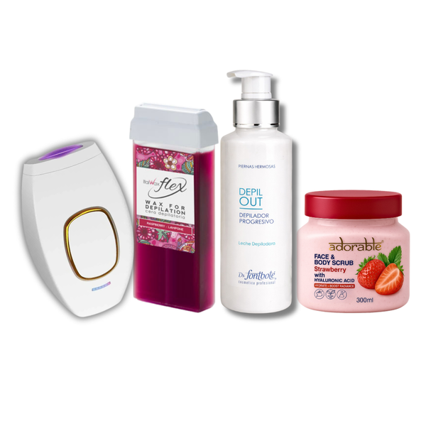 Pack Ritual Piernas de Seda Frutos Rojos (no incluye bandas)