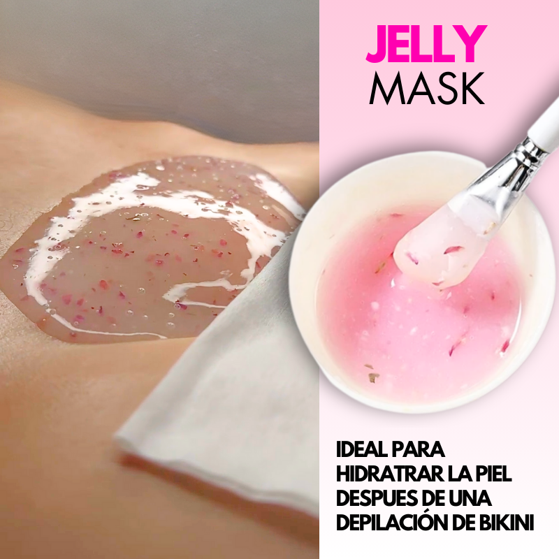 Jelly Gel Mascarilla de Rosas en Polvo   – Hidratación y Luminosidad para tu Piel - Florecer Cosmética