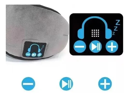 Antifaz con Auriculares Bluetooth comodo